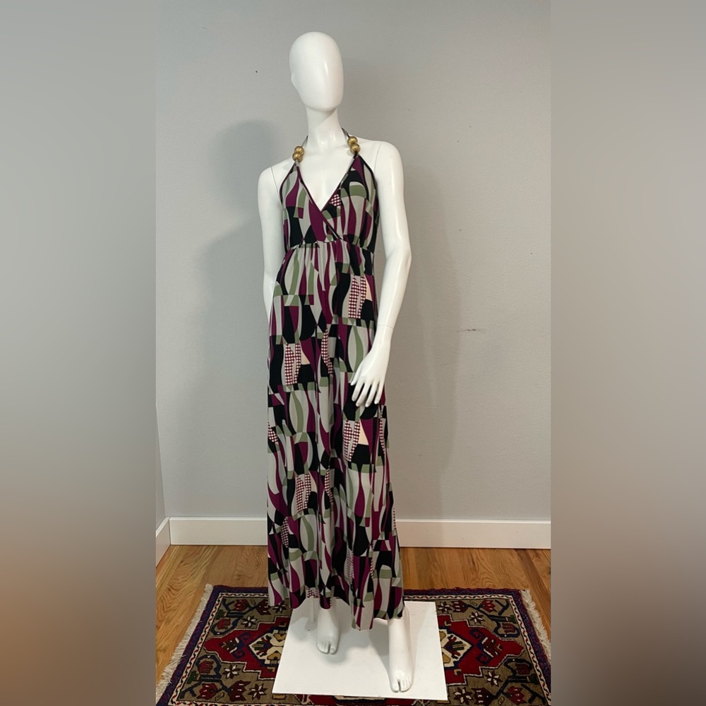 CO-ME COMO Halter dress Size S